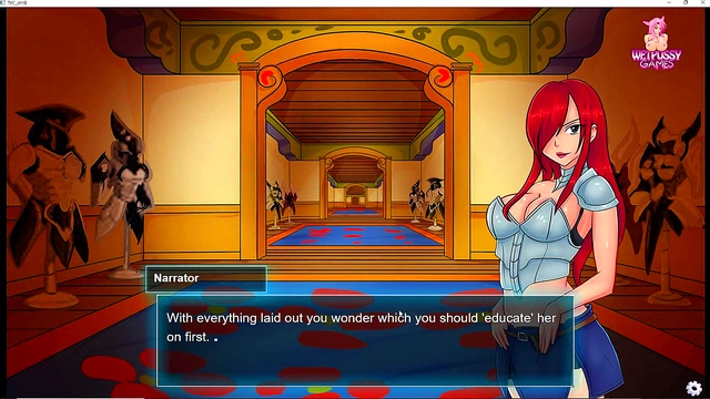 Big-Assed Anime Babe Dominates Hardcore Sex In The Void Club Game