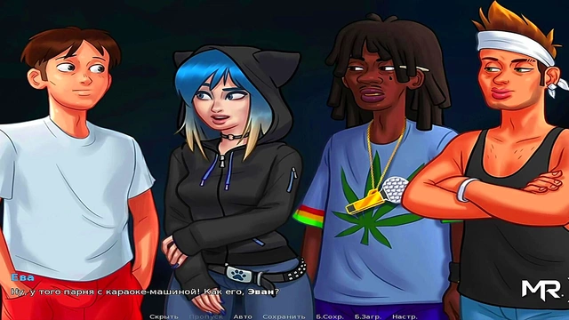 Big-Titted Teacher Jumps Into Anime Summer Fun For A Creamy Finish