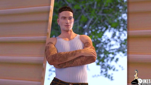 Tattooed Milf Biker Chick Naudi Nala Takes Multiple BBC Cocks In Club Threesome