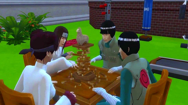 Team 9's New Training Turns Erotic – Tenten Fucks Hard in Gangbang for Multiple Cums