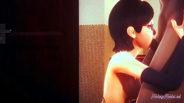 Sarada Gives Naruto a Hot Uncensored Blowjob in Anime Cosplay Fantasies