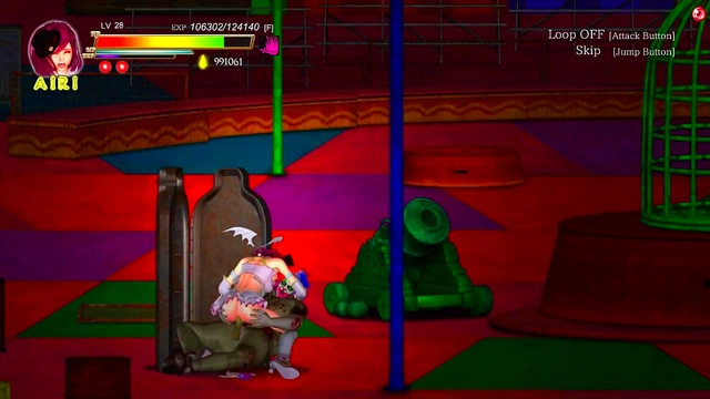 Hentai Clown Seduces Iron Maiden in Erotic Circus Showdown