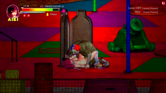 Hentai Clown Seduces Iron Maiden in Erotic Circus Showdown