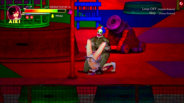 Hentai Clown Seduces Iron Maiden in Erotic Circus Showdown