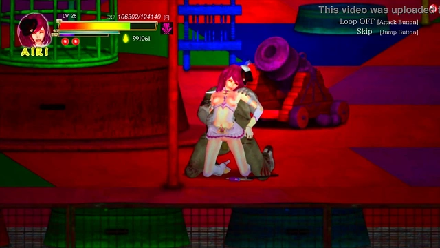 Hentai Clown Seduces Iron Maiden in Erotic Circus Showdown