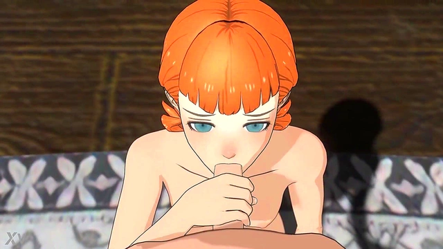 Fire Emblem Anime Babe Annette Sucks Dick In Hot 3D Hentai Scene