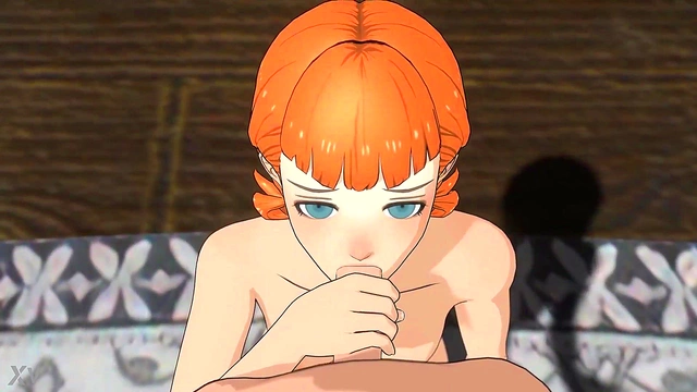 Fire Emblem Anime Babe Annette Sucks Dick In Hot 3D Hentai Scene