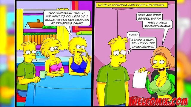 Hot Chicks at Krustie's Cartoon Camp Get Big-Cock Action & Tit-Fucking Fun