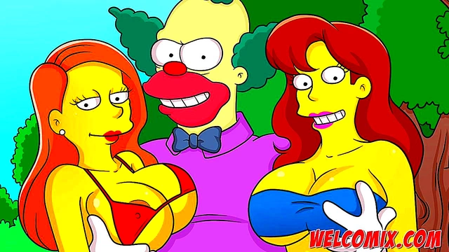 Hot Chicks at Krustie's Cartoon Camp Get Big-Cock Action & Tit-Fucking Fun