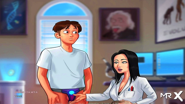 Summertime Saga Teen MILF Shows Off New Tattoo & Pussy In Cartoon Action