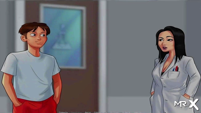 Summertime Saga Teen MILF Shows Off New Tattoo & Pussy In Cartoon Action