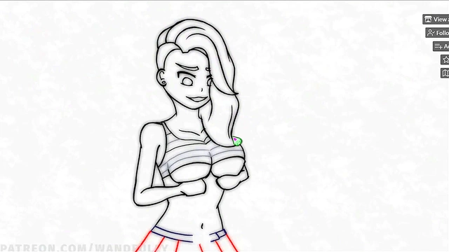 Tatooed Hentai Teen Gives Christmas Blowjob Gift With Big Tits Titjob