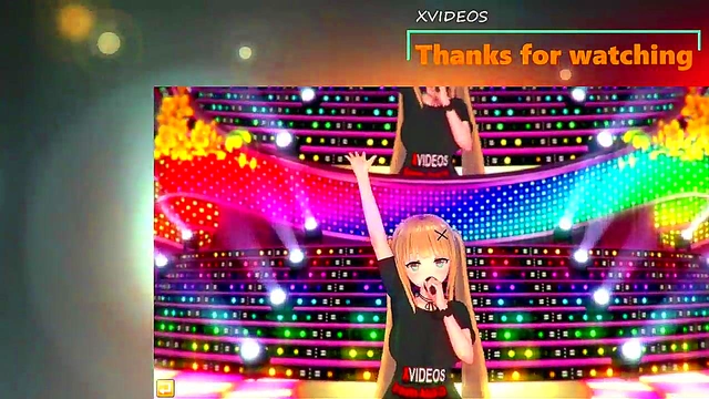 Big-Breasted Azusa from Koikatsu Rubbed Tits &amp – Handjob for Cumshot Bliss