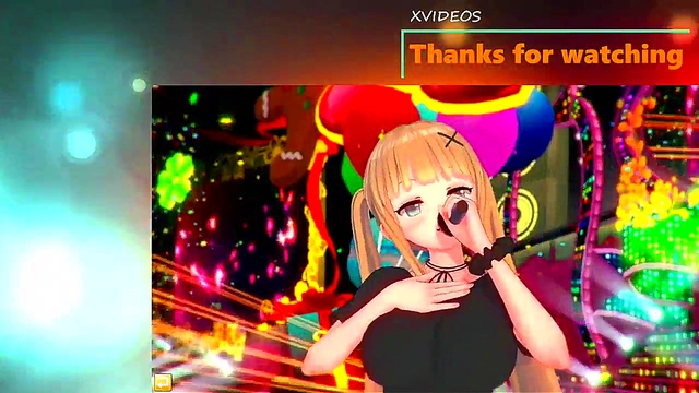 Big-Breasted Azusa from Koikatsu Rubbed Tits &amp – Handjob for Cumshot Bliss