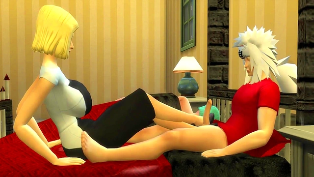 Kinky Anime Trio – Naruto, Sakura & Hinata Share Black Cocks for Hot Anal Fun