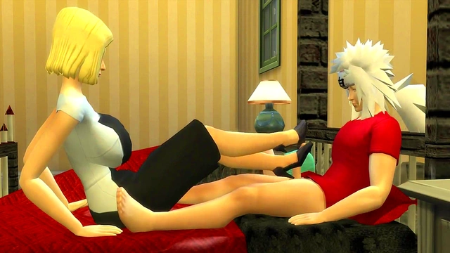 Kinky Anime Trio – Naruto, Sakura & Hinata Share Black Cocks for Hot Anal Fun