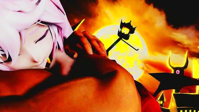 Horny Pink-Haired Miku Rides Cock for Creampie in Anime Vampyre Fantasy