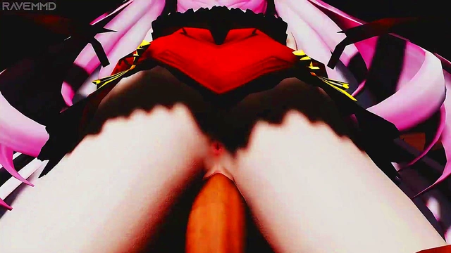 Horny Pink-Haired Miku Rides Cock for Creampie in Anime Vampyre Fantasy