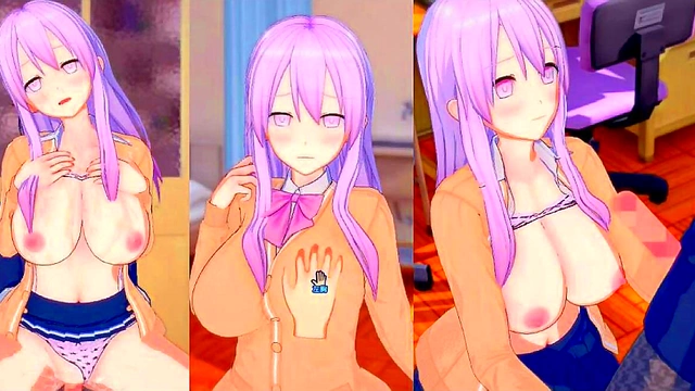 Kokoro Hata's Massive Boobs Rubbed in Hot 3D Hentai Action - Touhou Eroge Fantasy