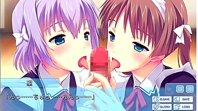 Horny Anime Maid Shares Her Body With Everyone for Ecstatic Pleasure