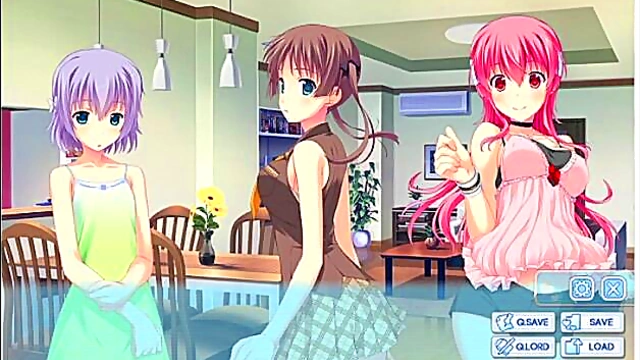 Horny Anime Maid Shares Her Body With Everyone for Ecstatic Pleasure