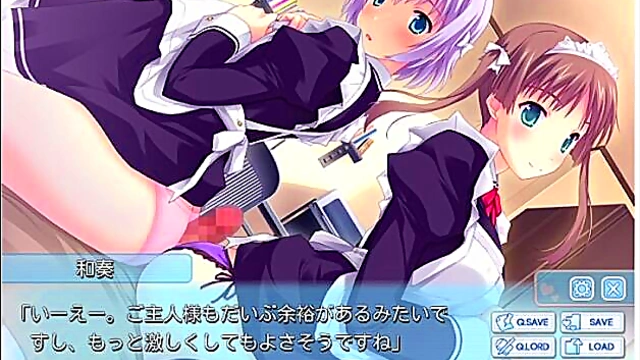 Horny Anime Maid Shares Her Body With Everyone for Ecstatic Pleasure