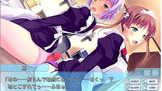 Horny Anime Maid Shares Her Body With Everyone for Ecstatic Pleasure