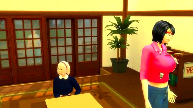 Sakura Catches Sasuke Masturbating While Naruto Visits Sarada for Hot Sex