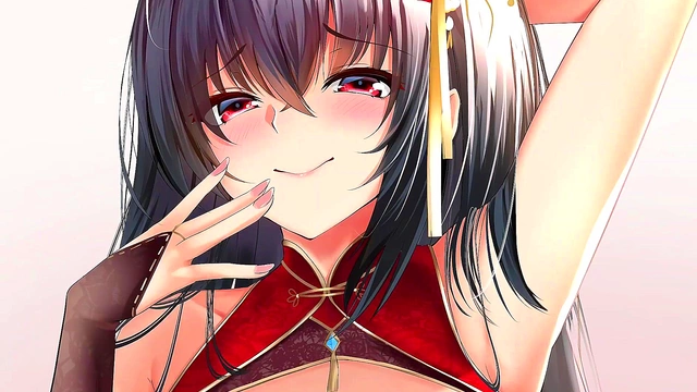 Hot Azur LaneTaihou Edges You With ASMR Jerk Off Instructions & Big Tits