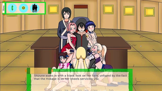 Naruto Hentai – Hinata, Tsunade & Shizune Share Big-Cock Ninja Action