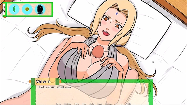 Naruto Hentai – Hinata, Tsunade & Shizune Share Big-Cock Ninja Action