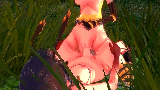 Queen Bee Gets Creampied by Futanari Lover in Spooky Halloween Hentai Scene