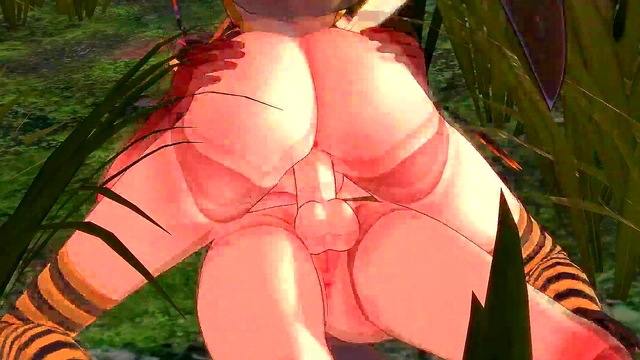 Queen Bee Gets Creampied by Futanari Lover in Spooky Halloween Hentai Scene