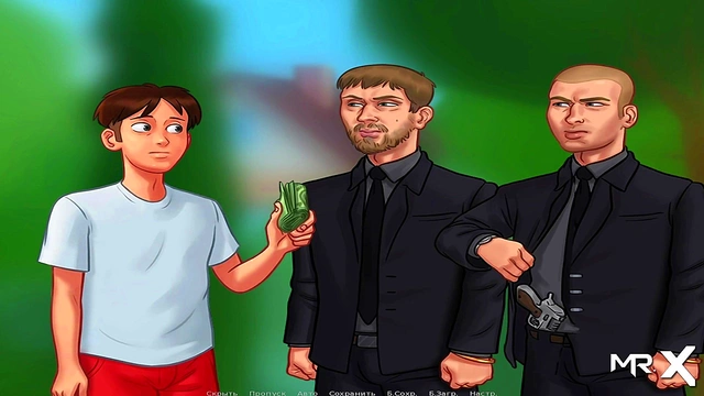 Brunette With Big Ass Rides Motorcycle for Hardcore Hentai Action