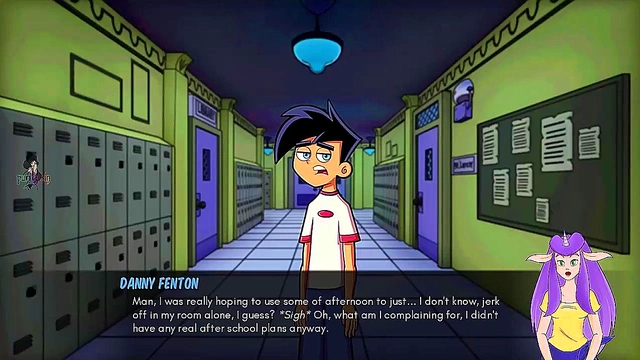 Goth Danny Gets Hot Nurse Handjob In Anime-Amity Park Heaven