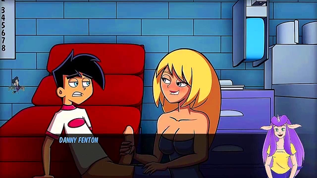 Goth Danny Gets Hot Nurse Handjob In Anime-Amity Park Heaven