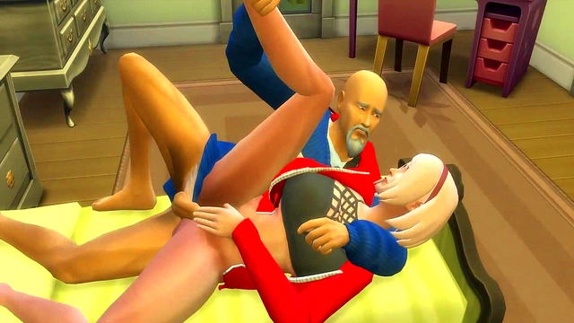 Kinky Anime Trio – Naruto, Sakura & Hinata Share Big Black cocks for Anal Fun