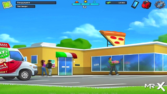 Naughty MILF Granny Shows Off Big Ass in Summertime Saga Elevator Scene