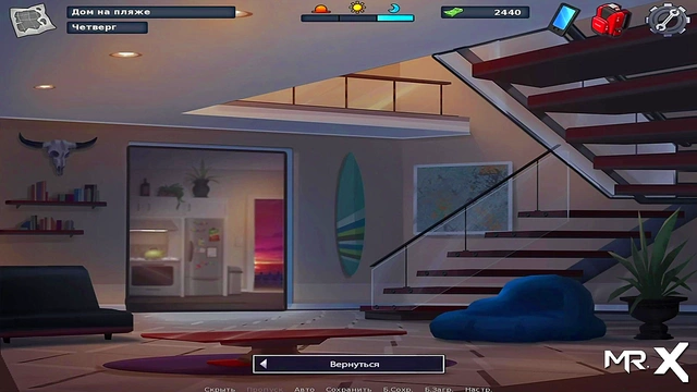 Naughty MILF Granny Shows Off Big Ass in Summertime Saga Elevator Scene