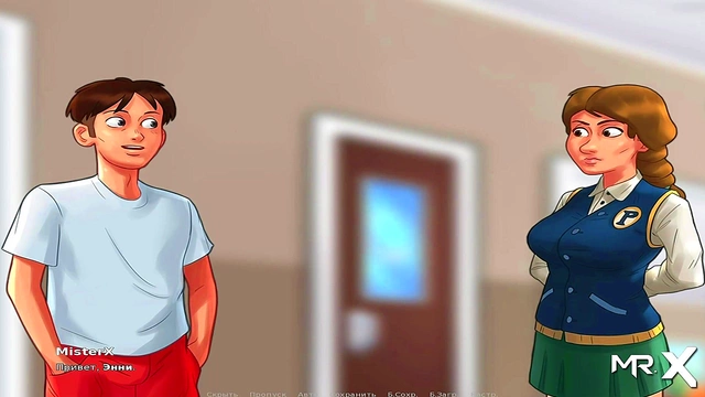 Mature Anime Lady Gets Help From Teen In Summertime Saga Cartoon Adventure