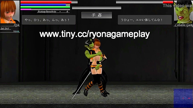 Pretty Aya Fucks Alien Men in New Hentai Game "The Hounds of the Blade" Gameplay