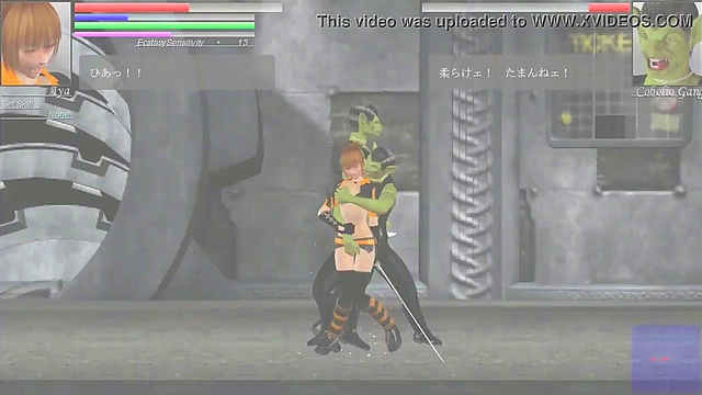 Pretty Aya Fucks Alien Men in New Hentai Game "The Hounds of the Blade" Gameplay