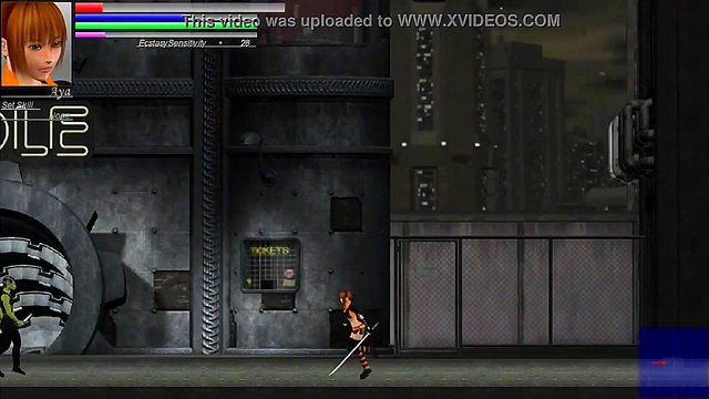 Pretty Aya Fucks Alien Men in New Hentai Game "The Hounds of the Blade" Gameplay