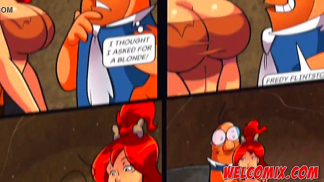 Horny Cartoon Couple from The Flintstoons Enjoy Wild Sex for Job Security