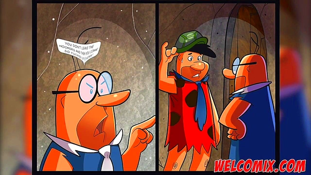 Horny Cartoon Couple from The Flintstoons Enjoy Wild Sex for Job Security