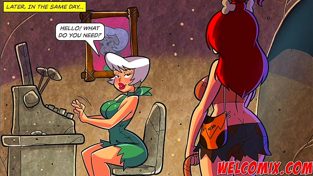 Horny Cartoon Couple from The Flintstoons Enjoy Wild Sex for Job Security
