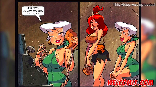 Horny Cartoon Couple from The Flintstoons Enjoy Wild Sex for Job Security