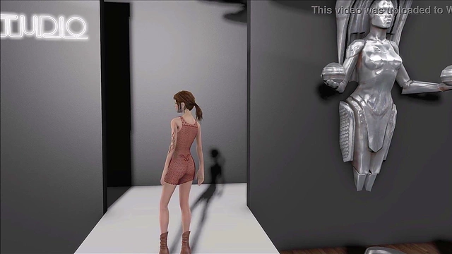 Sexy Brunette Goes Wild in Fallout 4 Anime Fashion Show