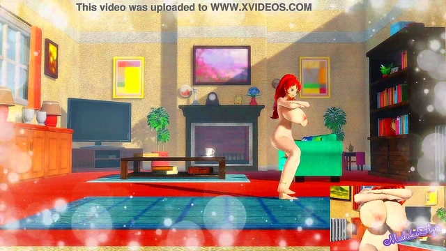 Pirate Nami's Massive Tits Expand in Seductive Anime Dance Scene