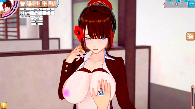 Big-Busted Reika Rubs Tits &amp – Rides Dick in Steamy 3D Anime Sex Scene